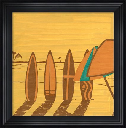 Framed Beach 12 Print