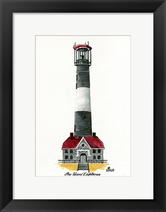 Framed Fire Island Lighthouse, NY Print