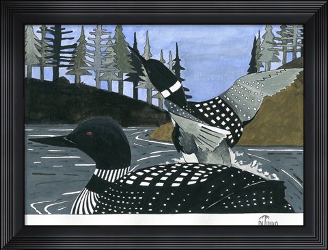 Framed Landing Gear Optional Print