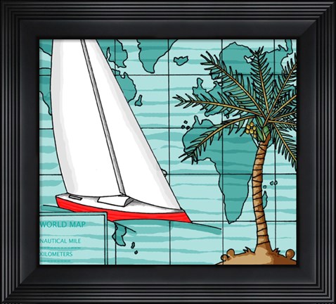 Framed Ocean Breeze Print
