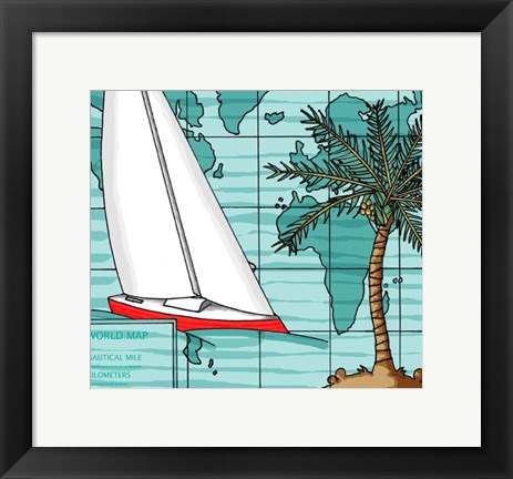 Framed Ocean Breeze Print