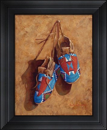 Framed Child&#39;s Footsteps Print