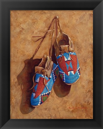 Framed Child&#39;s Footsteps Print