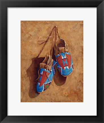 Framed Child&#39;s Footsteps Print