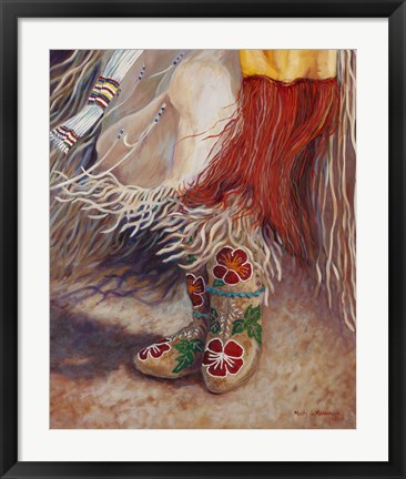 Framed Dancing Moccasins Print