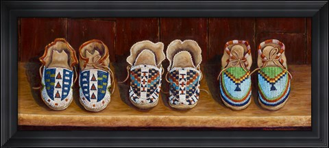 Framed Family Moccasins Print