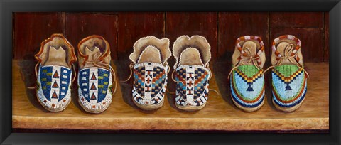 Framed Family Moccasins Print