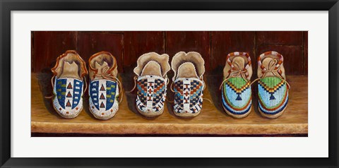 Framed Family Moccasins Print