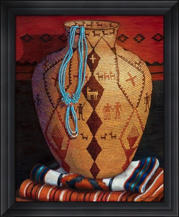 Framed Native American Artistry Print