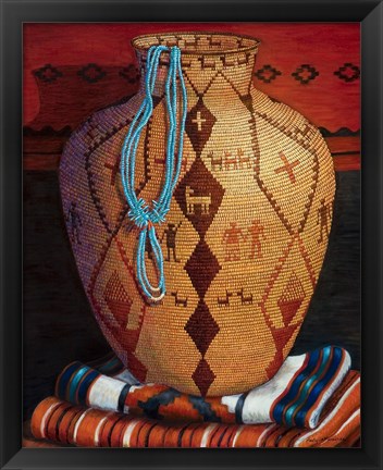 Framed Native American Artistry Print