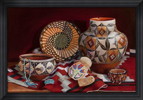 Framed Native American Art Print