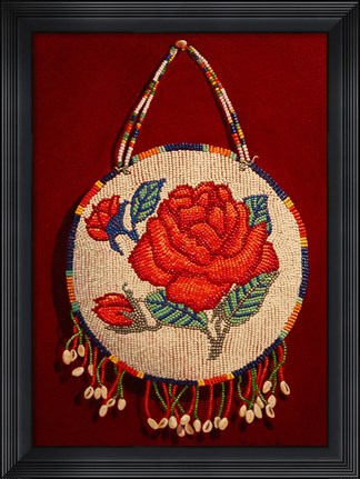 Framed Red Roses Print
