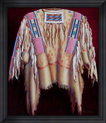 Framed Sacred Raven&#39;s War Shirt Print