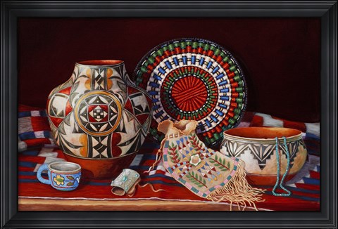 Framed Tribal Art Print