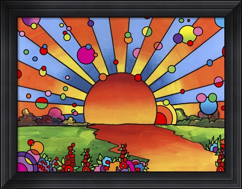 Framed 2014 Sunset Print