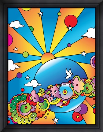 Framed Cosmic Planet Print