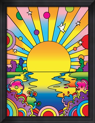 Framed Cosmic Sun Print
