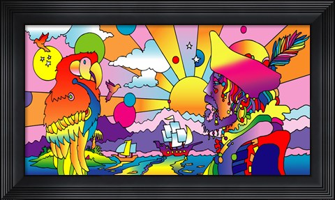 Framed Pirates Print