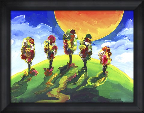 Framed Sun Hill Print
