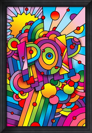 Framed Pop 1 Print
