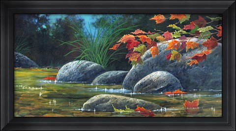 Framed Along Oak Creek Print