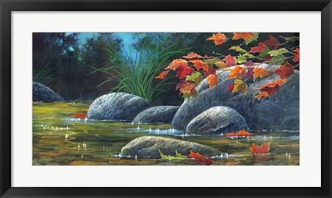 Framed Along Oak Creek Print