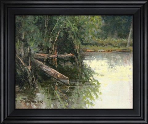 Framed Quiet Waters Print