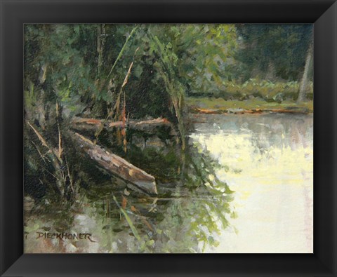 Framed Quiet Waters Print