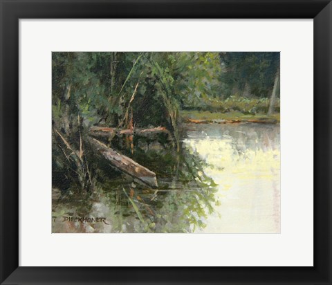 Framed Quiet Waters Print