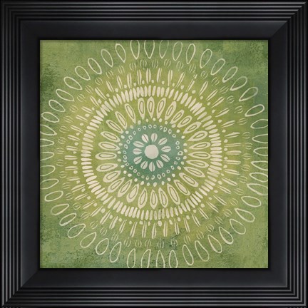 Framed Jacobean Medallions II Print