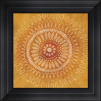 Framed Jacobean Medallions III Print