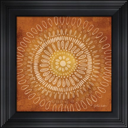 Framed Jacobean Medallions IV Print