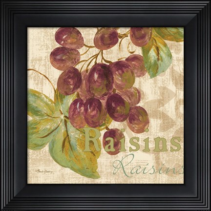 Framed Rustic Fruit II Print