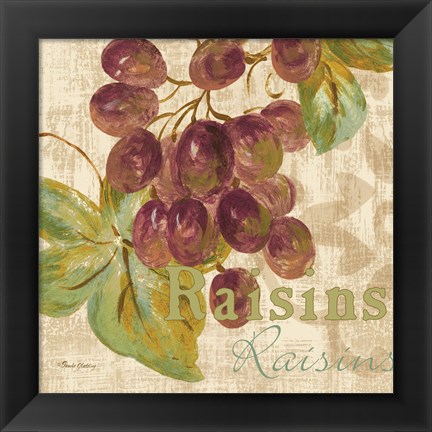 Framed Rustic Fruit II Print