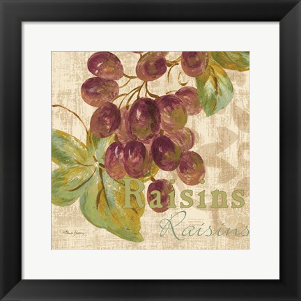 Framed Rustic Fruit II Print