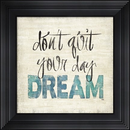 Framed Love and Daydream II Print