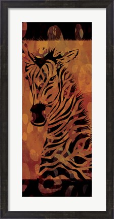 Framed Tie Dye Safari II Print