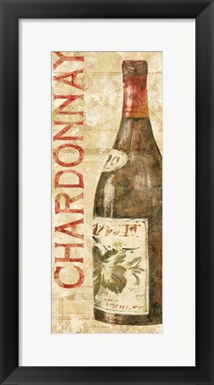 Framed Wine Stucco I Print