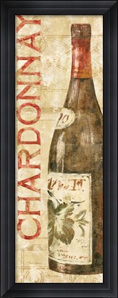 Framed Wine Stucco I Print