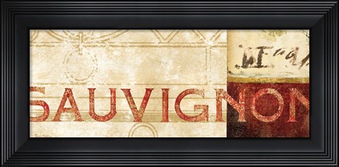 Framed Vin Sign IV Print