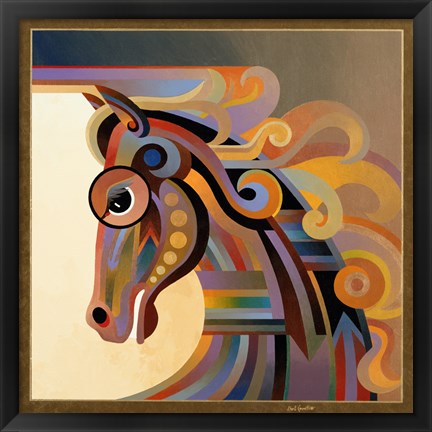 Framed Caballo Print