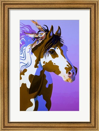 Framed Painted Lady Print