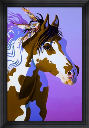 Framed Painted Lady Print