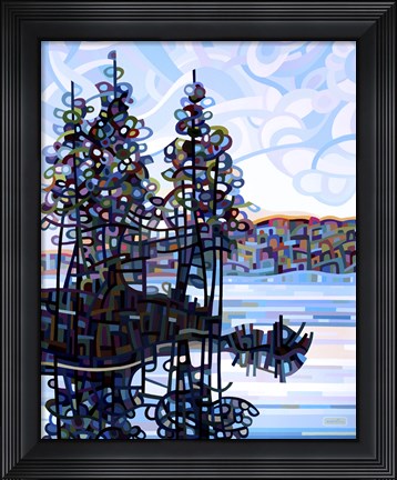Framed Haliburton Morning Print