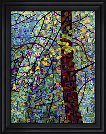 Framed Pine Sprites Print