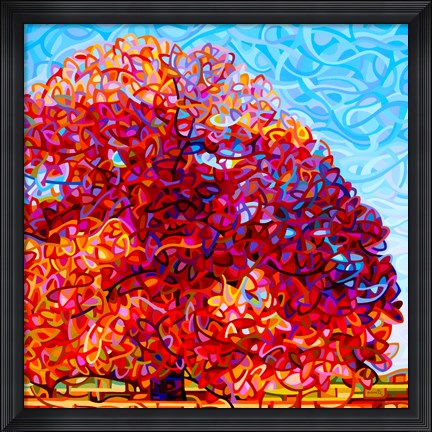 Framed Buddha Tree Print