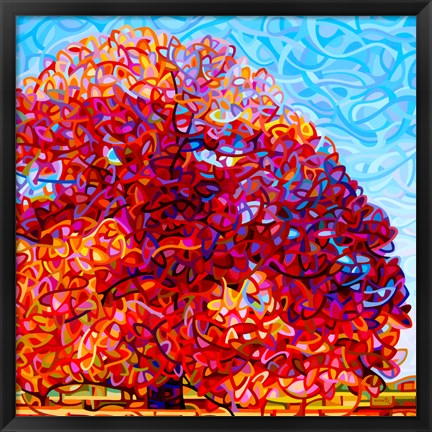 Framed Buddha Tree Print