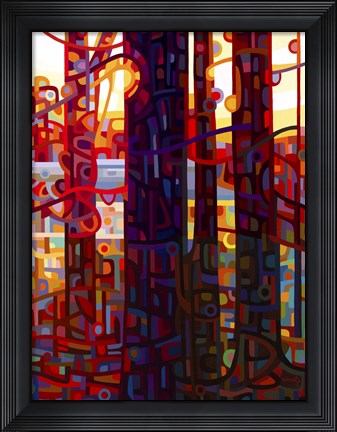 Framed Carnelian Morning Print
