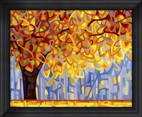 Framed October Gold Print