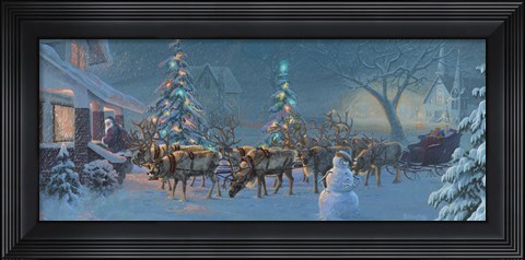 Framed Christmas Travelers 1 Print
